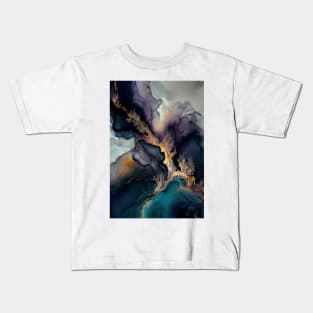 Wild Spirit - Abstract Alcohol Ink Resin Art Kids T-Shirt